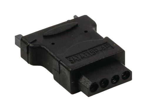 Valueline VLCP73900B Interne stroom adapterkabel SATA 15-pins mannelijk - Molex vrouwelijk zwart