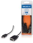 Valueline VLCB37300B10 DisplayPort-kabel DisplayPort mannelijk - VGA mannelijk 1,00 m zwart