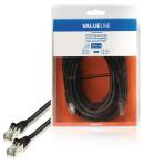 Valueline VLCB85210B100 FTP CAT6 netwerkkabel RJ45 mannelijk - RJ45 mannelijk 10,0 m zwart