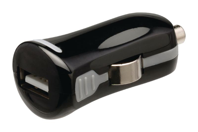 Valueline VLMP11950B USB-autolader USB A female - 12V-autoaansluiting zwart