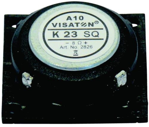 Visaton K 23 SQ 8 OHM Miniature loudspeaker 8 ? 1 W