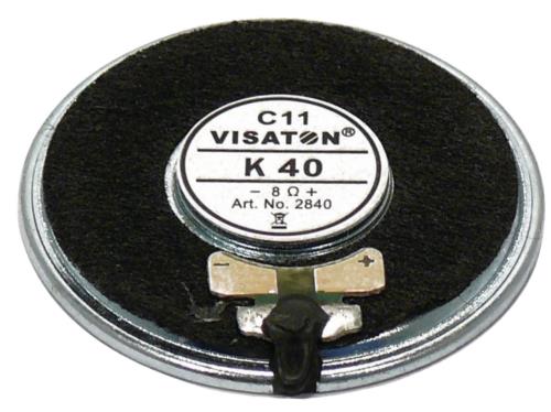 Visaton K 40, 8 OHM Small speaker 4 cm (1.6") 8 ? 2 W