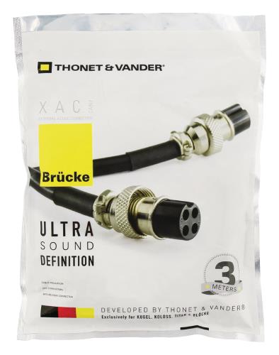 Thonet & Vander HK097-03264 Brücke audio cable 3m Kugel & Koloss