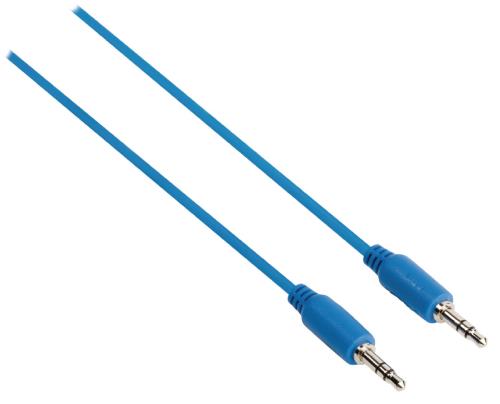 Sweex SMCA0101-07 Stereo audio kabel 3.5 mm male - male 1.00 m blauw