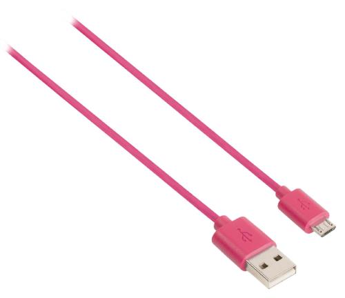 Sweex SMCA0202-09 Micro USB 2.0 cable USB A male - Micro USB B male 1.00 m pink