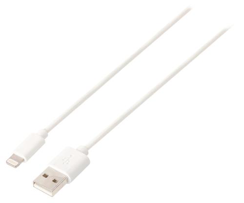 Sweex SMCA0312-01 USB sync and charge cable USB A male - 8-pin Lightning male 1.00 m white
