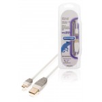 Bandridge BBM60410W30 Micro USB 2.0 adapterkabel A male - Micro B male 3.00 m wit