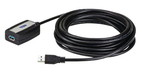 Aten UE350A Active USB 3.0 extension 5 m Zwart