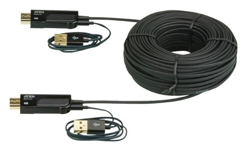 Aten VE872-AT Active HDMI fibre-optic cable 15 m Zwart