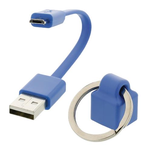 Valueline VLMP60410L0.10 USB 2.0 adapterkabel A Male - Micro B Male 0,10 m blauw