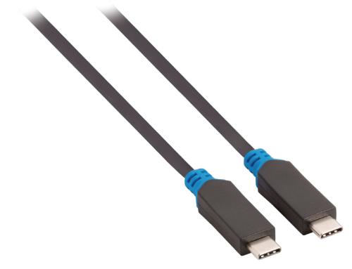 König KNC64700E10 USB 3.1 kabel C male - C male 1.00 m grijs