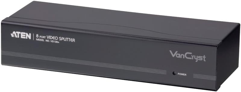 Aten VS138A Video splitter VGA, 8-port