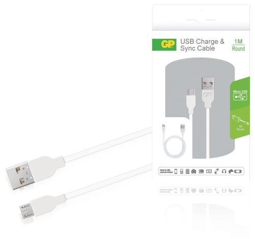 GP 160GPACECB14B01 Charge & Sync Cable - Micro USB 1.00 m