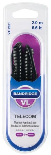 Bandridge VTL2021 Modulaire Handset Kabel 2.0 m