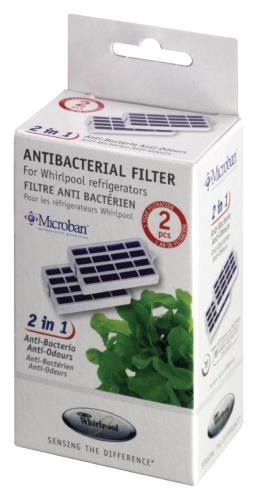 WPRO 480131000232 2 Anti-bacteriële Microban-filters voor koelkasten