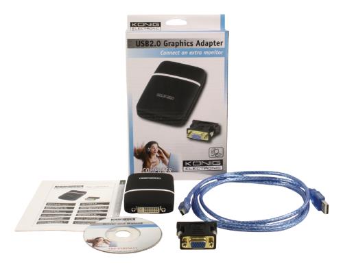 König CMP-USBVGA11 USB 2.0 - VGA / DVI adapter