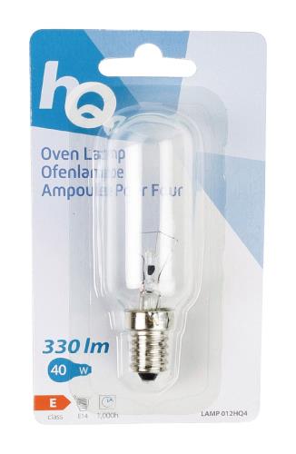 HQ LAMP O12HQ4 Ovenlamp E14 40 W