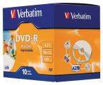 Verbatim DVDVER00044B DVD-R Wide Inkjet Printable ID Brand