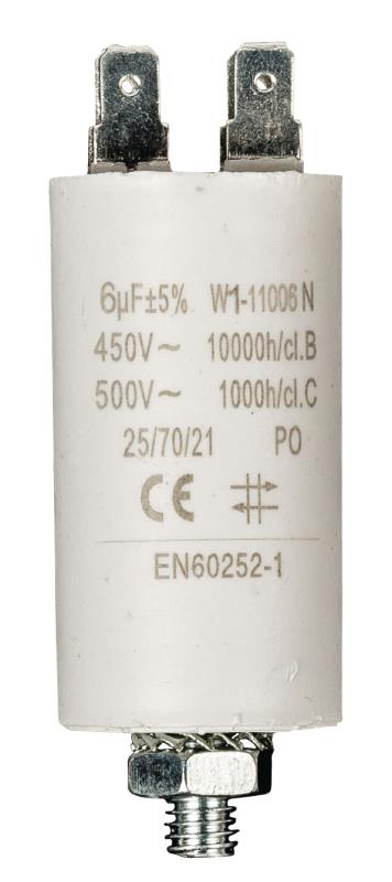 Fixapart W1-11006N Condensator 6.0uf / 450 V + aarde