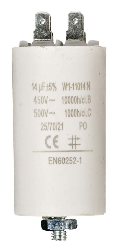 Fixapart W1-11014N Condensator 14.0uf / 450 V + aarde