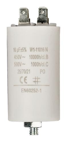 Fixapart W1-11016N Condensator 16.0uf / 450 V + aarde