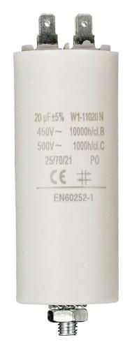 Fixapart W1-11020N Condensator 20.0uf / 450 V + aarde