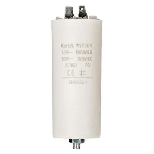 Fixapart W1-11060N Condensator 60.0uf / 450 V + aarde
