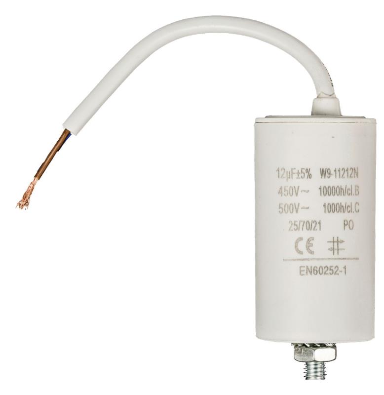 Fixapart W9-11212N Condensator 12.0uf / 450 V + kabel