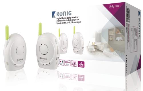 König KN-BM10 Digitale audiobabyfoon 2.4 GHz