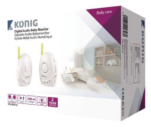 König KN-BM10 Digitale audiobabyfoon 2.4 GHz