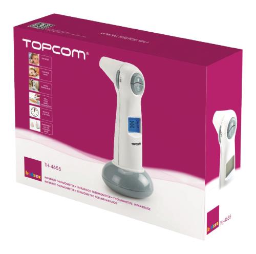 TOPCOM TH-4655 Infrarood thermometer Oor, voorhoofd, voedsel thermometer