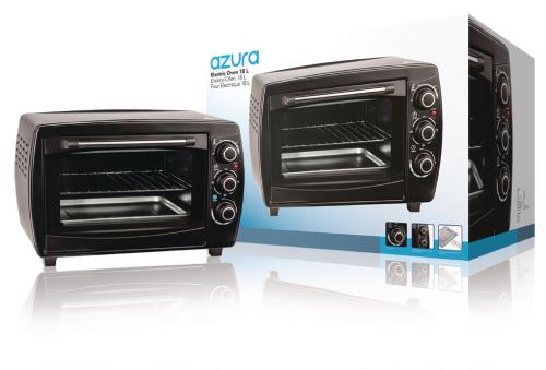 AzurA AZ-EO18L Toaster oven compact 18 l 1200 W temperatuur instelbaar