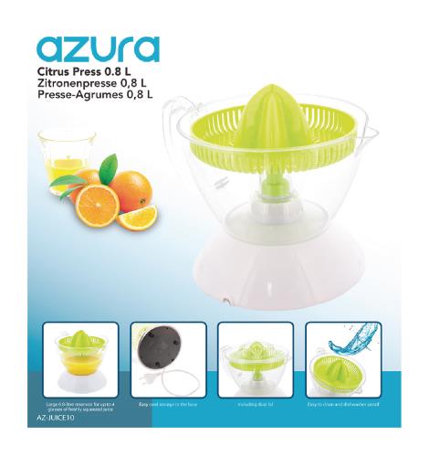 AzurA AZ-JUICE10 Citruspers 0.8 l