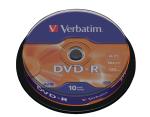 Verbatim 43523 DVD-R Matt Silver
