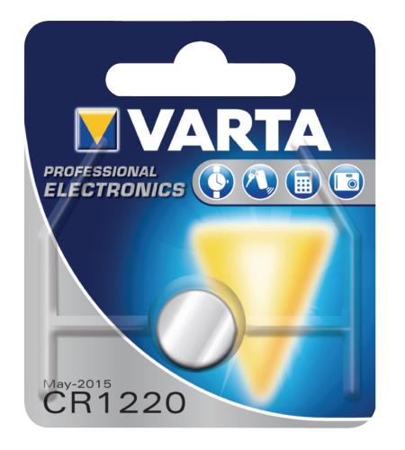 Varta 6220.101.401 CR1220 lithium knoopcel 3 V 35 mAh 1-blister