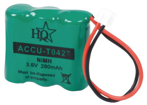 HQ ACCU-T0427 Batterijpack DECT telefoons NiMH 3.6 V 280 mAh