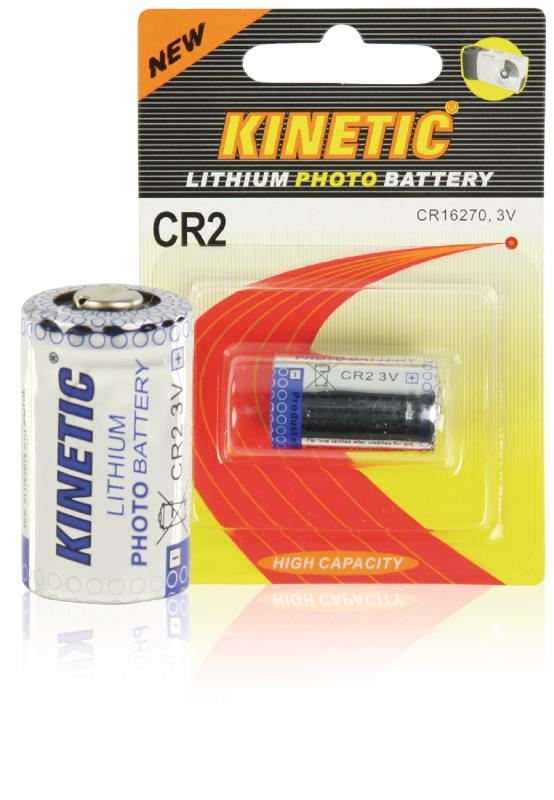 Kinetic CR2-1B CR2 lithium foto batterij 3 V 600 mAh 1-blister