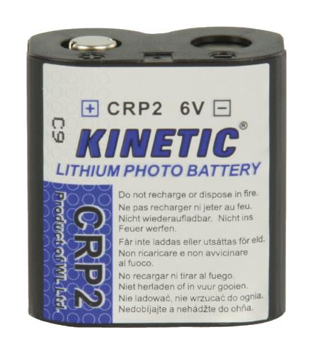 Kinetic CRP2-1B CRP2 lithium foto batterij 6 V 1300 mAh 1-blister