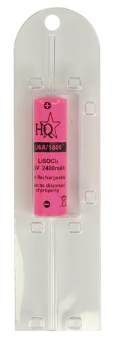 HQ LI6A/1800 Lithium thionyl chloride batterij 3.6 V 2400 mAh