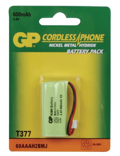 GP 220377C1 Batterijpack DECT telefoons NiMH 2.4 V 600 mAh