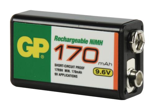 GP 301.17R9H-C1 Batterijpack NiMH 9.6 V 170 mAh