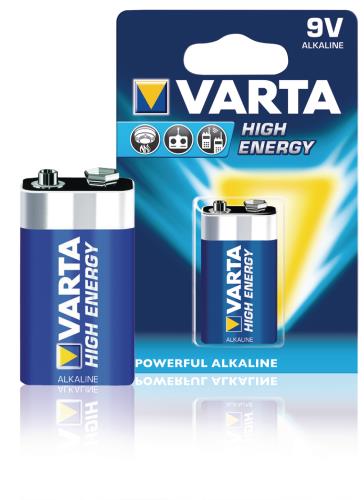 Varta 4922.121.411 Batterij alkaline LR22 9 V High Energy 1-blister
