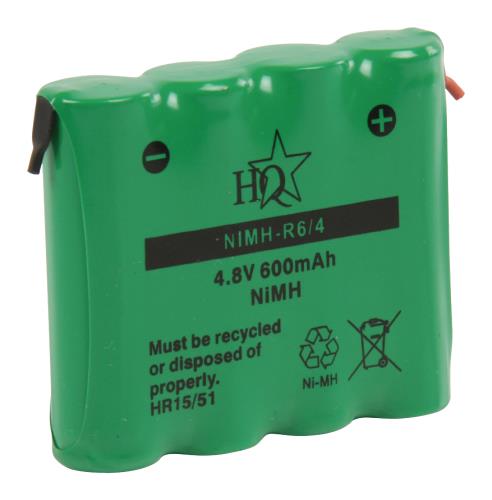 HQ NIMH-R6/4 Batterijpack NiMH 4.8 V 600 mAh
