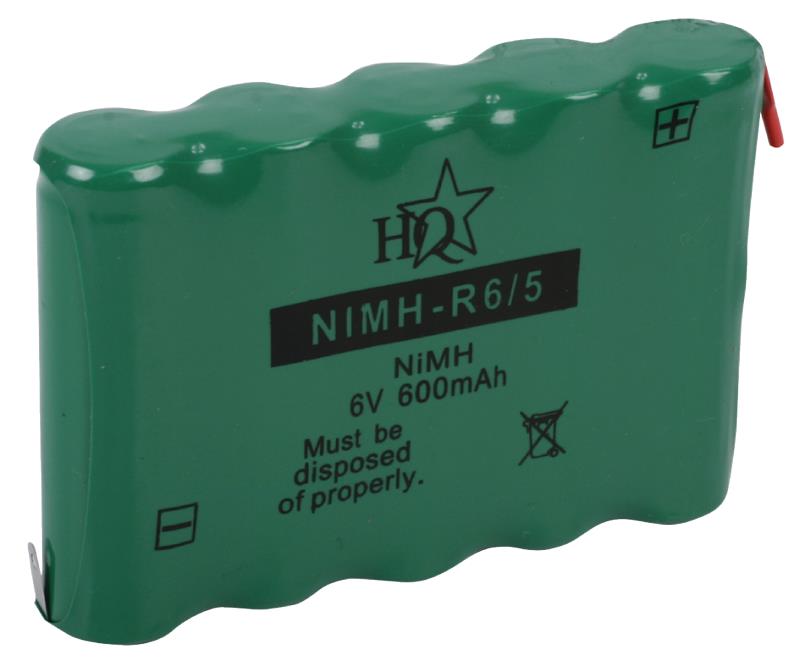 HQ NIMH-R6/5 Batterijpack NiMH 6.0 V 600 mAh
