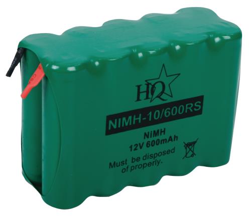HQ NIMH-10/600RS Batterijpack NiMH 12 V 600 mAh
