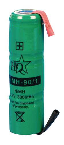 HQ NIMH-90/1 Batterijpack NiMH 3.6 V 300 mAh