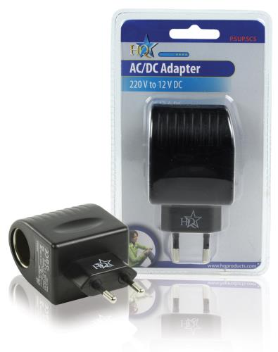 HQ P.SUP.SC5 AC / DC adapter voor gebruik in auto's