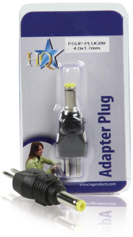 HQ PSUP-PLUG09 Reserveplug adapter 4,0 x 1,7 mm