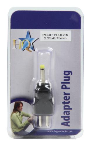 HQ PSUP-PLUG16 Reserveplug adapter 2,35 x 0,75 mm
