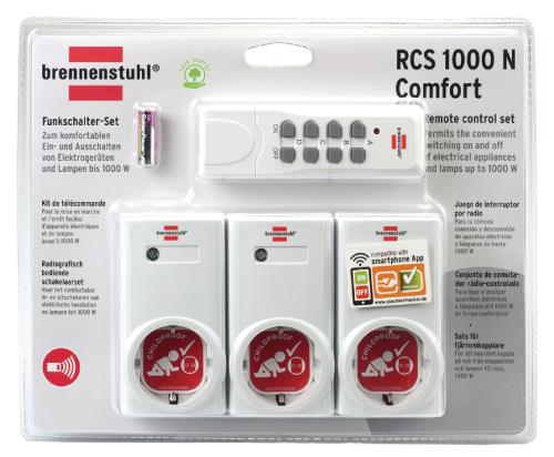 Brennenstuhl 1507450 Remote Control Set RCS 1000 N Comfort